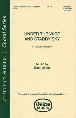 Under the Wide and Starry Sky - Elliott Jones|Robert Louis Stevenson - TTBB Walton Music Choral Score Octavo