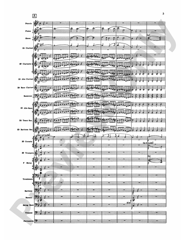 The Marriage of Figaro Overture - Concert Band Conductor Score & Parts (Digital Download)