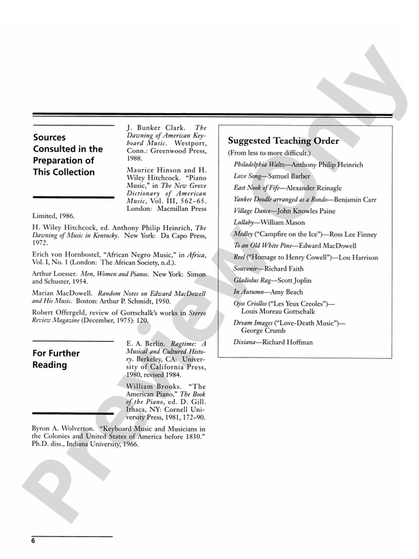 Masters of American Piano Music - Piano (Digital Download)