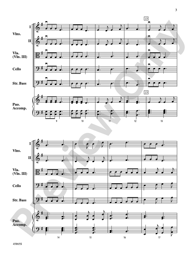 Pieces of Eight - String Orchestra Conductor Score & Parts (Digital Download)
