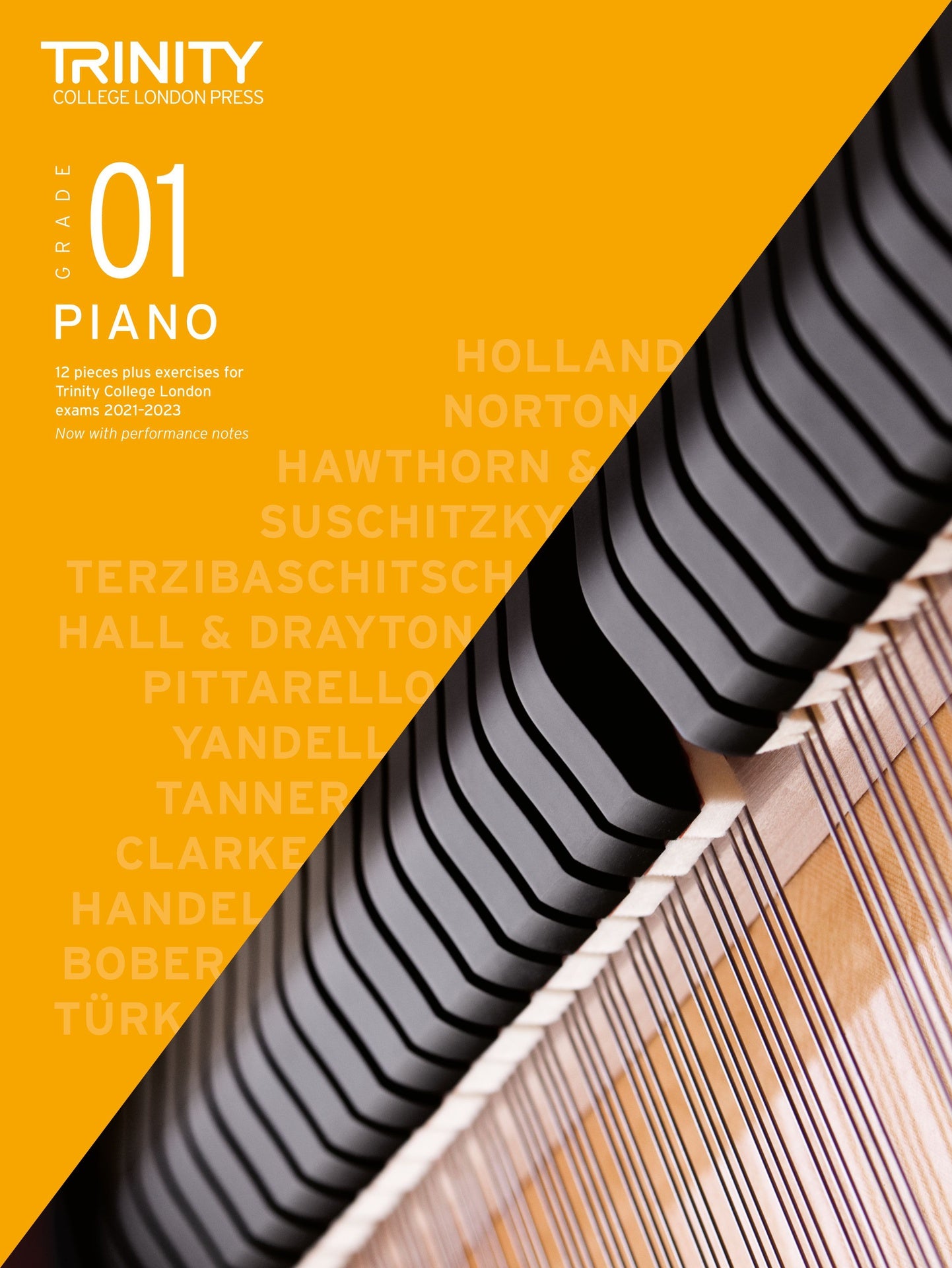 Trinity Piano Exam Pieces 2021-23 Grade 1 -Book Only - Trinity College TCL020246