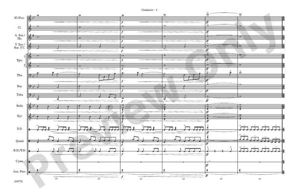 Superman Opener – Marching Band Conductor Score & Parts (Digital Download)