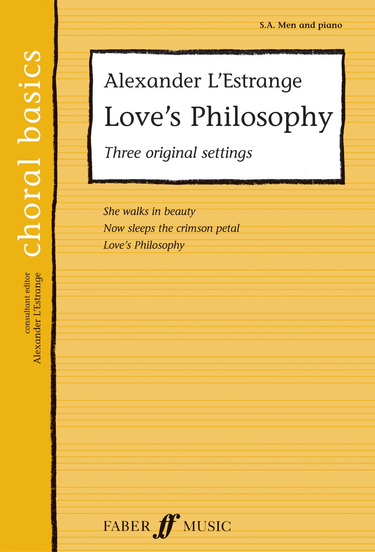 Love's Philosophy (Choral Basics) - Alexander L'Estrange - SATB Chorus (Digital Download)