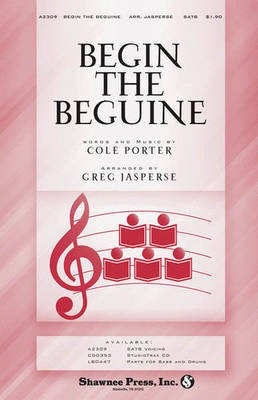 Begin the Beguine - Cole Porter - Greg Jasperse Shawnee Press StudioTrax CD CD