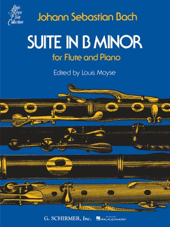 Bach - Suite in Bmin - Flute/Piano Accompaniment edited by Moyse Schirmer 50334740