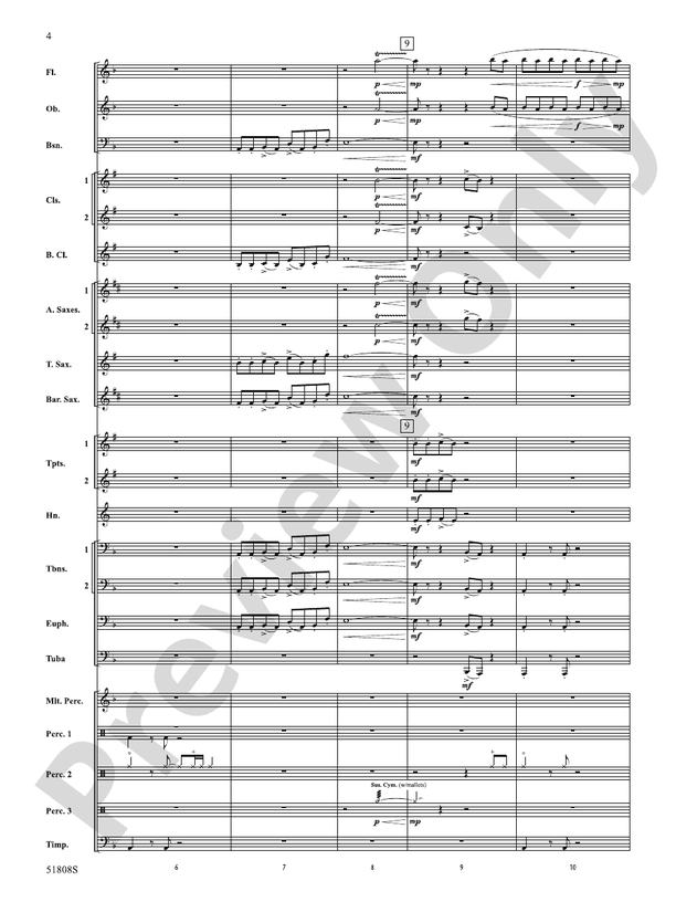 Escapade! - Concert Band Conductor Score & Parts(Digital Download)