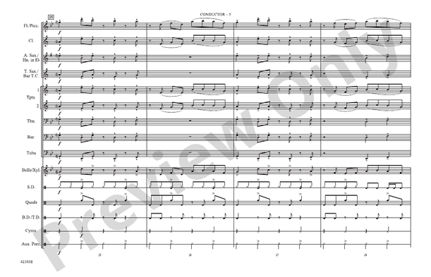Push It (Arr. Mike Story) – Marching Band Conductor Score & Parts (Digital Download)