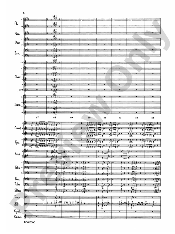 Trittico (Grade 3.5) - Concert Band Conductor Score & Parts (Digital Download)