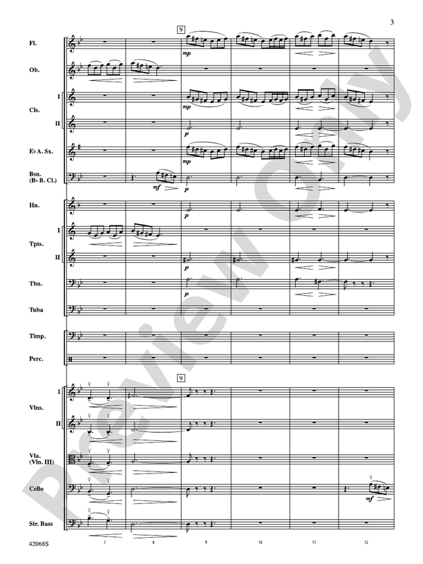 Peer Gynt Suite Selections – Full Orchestra Conductor Score & Parts (Digital Download)