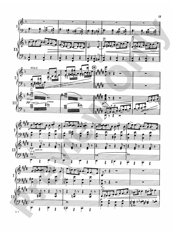Concerto in F - 2 Pianos, 4 Hands (Digital Download)
