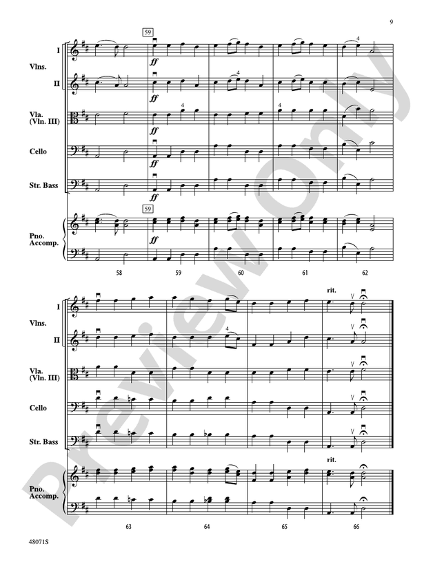 Bottom of the Ninth/SIS - String Orchestra Conductor Score & Parts (Digital Download)