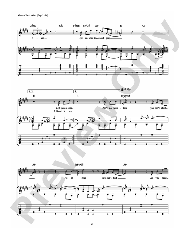 Hand It Over - Guitar TAB (Digital Download)