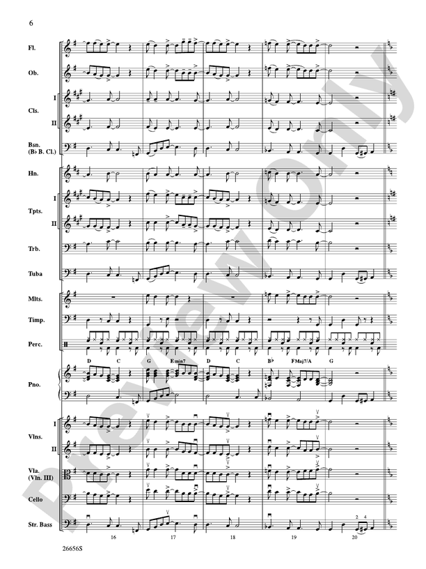 James Taylor in Concert – Full Orchestra Conductor Score & Parts (Digital Download)