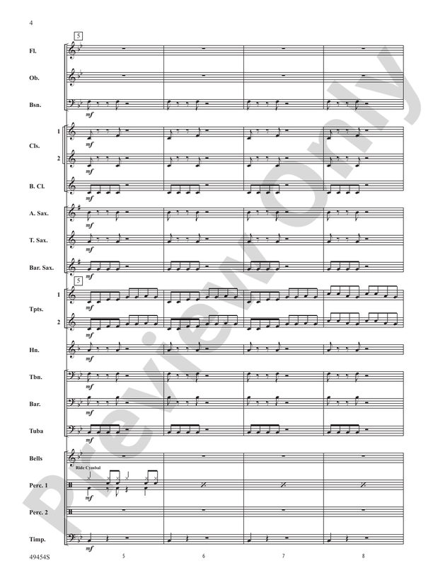 Like I Love Country Music - Concert Band Conductor Score & Parts (Digital Download)