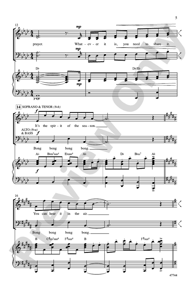 Holiday Film Festival – SATB (Digital Download)