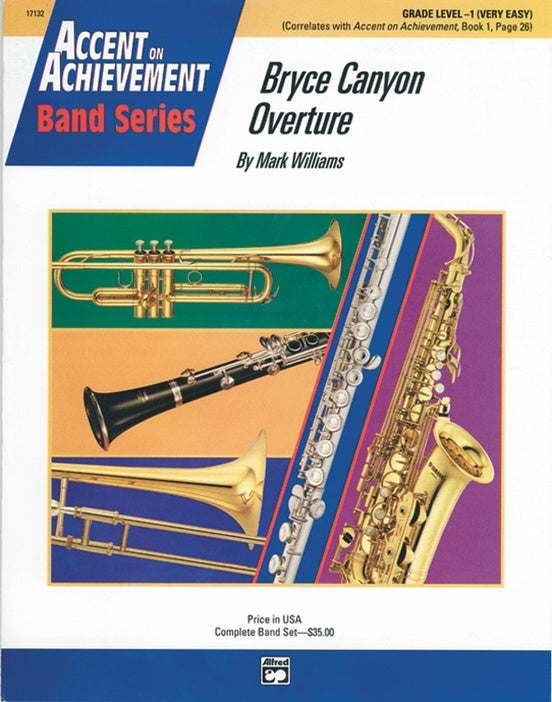Bryce Canyon Overture - Concert Band Conductor Score & Parts (Digital Download)