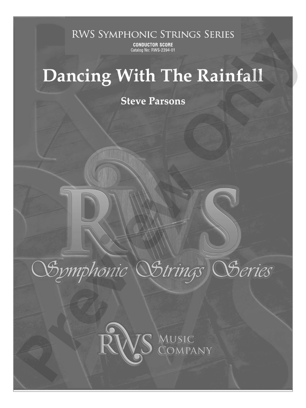 Dancing with the Rainfall - String Orchestra Conductor Score & Parts (Digital Download)