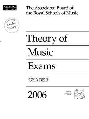 A B Theory Of Music Paper Gr 3 2006 -