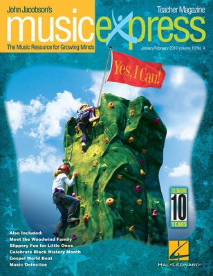 Yes, I Can! Vol. 10 No. 4 - January/February 2010 - John Jacobson Hal Leonard Classroom Kit Package