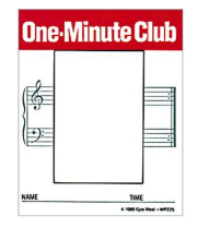 ONE MINUTE CLUB CARDS - BASTIEN - KJOS WP299