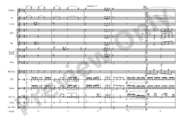Gettysburg – Marching Band Conductor Score & Parts (Digital Download)