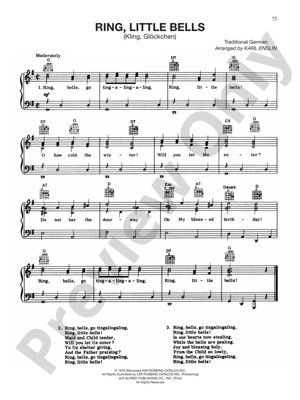 Ring, Little Bells - PVG (Digital Download)