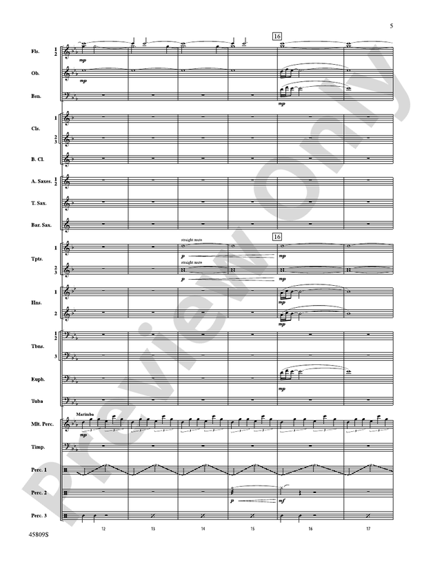 At the Movies with James Horner - Concert Band Conductor Score & Parts (Digital Download)