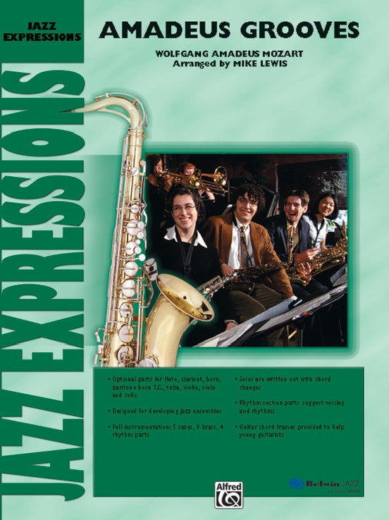 Amadeus Grooves - Jazz Ensemble Conductor Score & Parts (Digital Download)