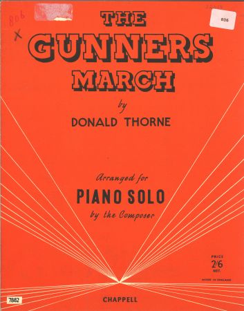 The Gunners March - Piano Solo (Digital Download)