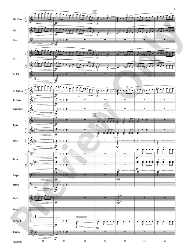 Rhapsodic Celebration - Concert Band Conductor Score & Parts (Digital Download)