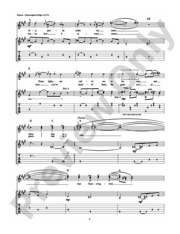 Hummingbird - Guitar TAB (Digital Download)