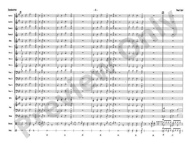 Phat Kat - Jazz Ensemble Conductor Score & Parts (Digital Download)