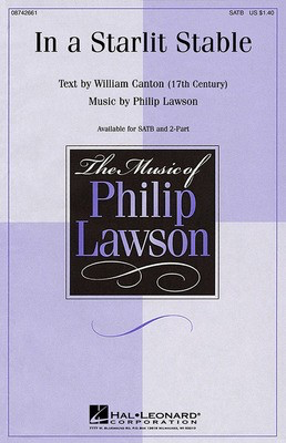 In a Starlit Stable - Philip Lawson - 2-Part Hal Leonard Choral Score Octavo