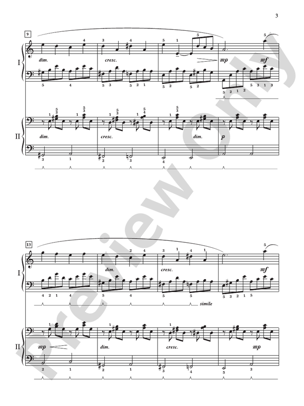 Concerto Romantique: In Three Movements for Solo Piano with Piano Accompaniment - 2 Pianos, 4 Hands (Digital Download)