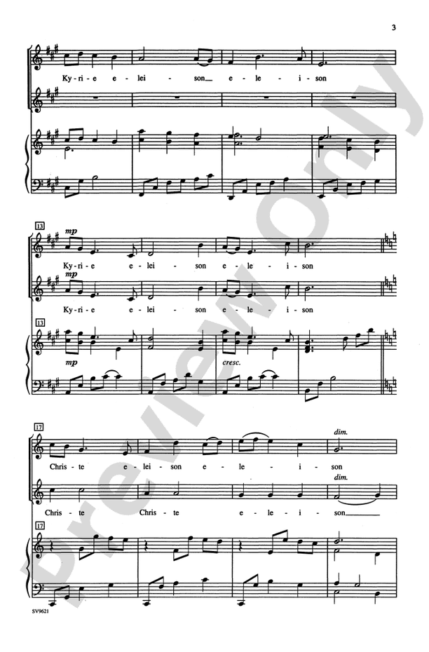 Kyrie - John Leavitt – 2-Part Choral Octavo (Digital Download)