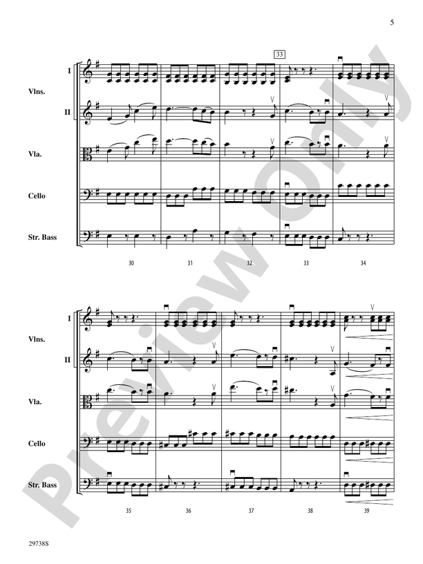 Italian Symphony (First Movement) – String Orchestra Conductor Score & Parts (Digital Download)