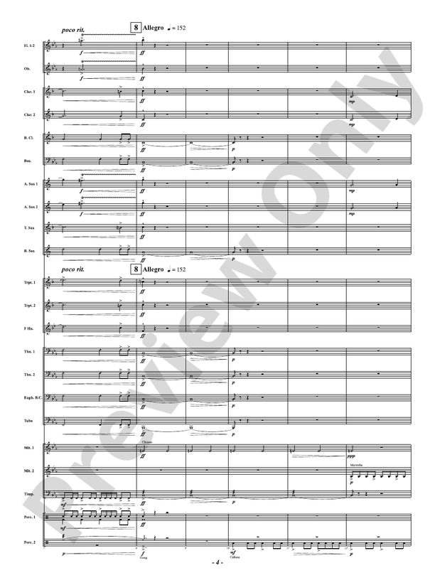 Without a Trace - The Disappearance of the "Lady Be Good" WWII Bomber - Concert Band Conductor Score & Parts (Digital Download)