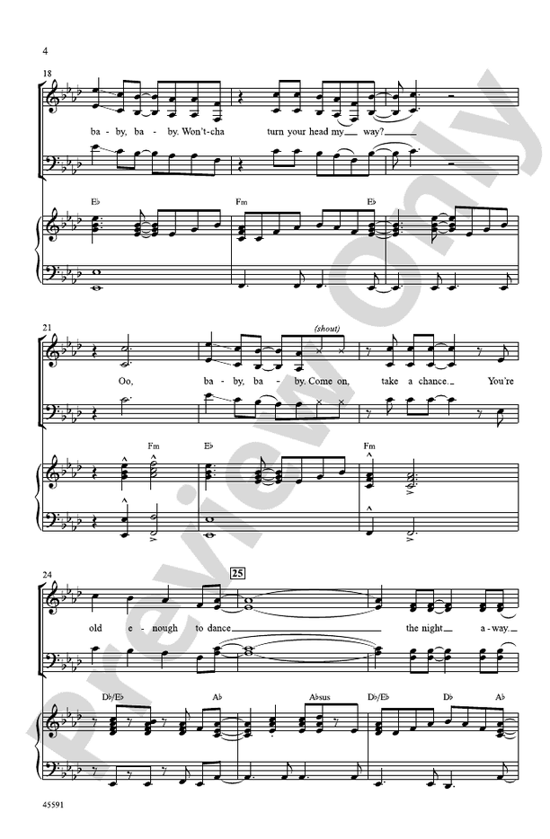 Dance the Night Away – SATB Choral Octavo (Digital Download)