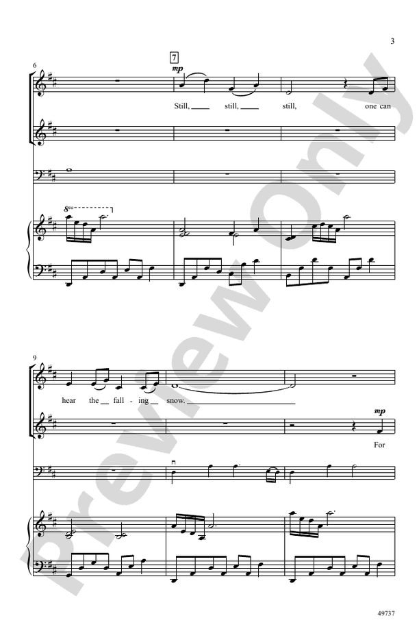 Still, Still, Still - SSA Choral Octavo (Digital Download)