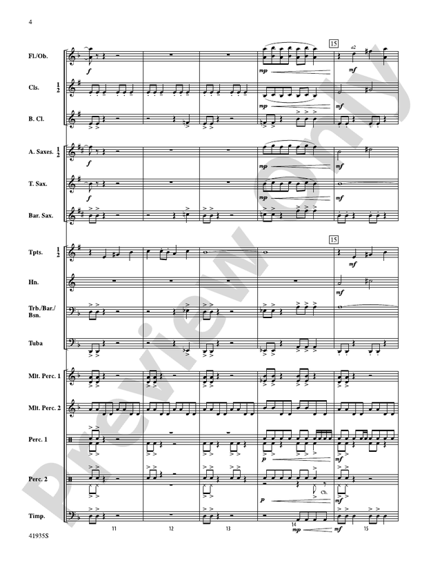 IronHeart - Concert Band Conductor Score & Parts (Digital Download)