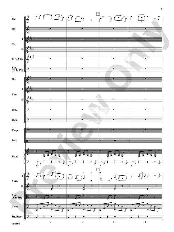 Intermezzo from Carmen – Full Orchestra Conductor Score & Parts (Digital Download)