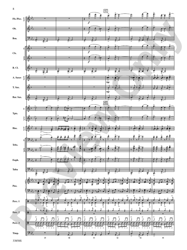 Danzas Cubanas - Concert Band Conductor Score & Parts (Digital Download)
