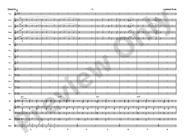Limehouse Blues – Jazz Ensemble Conductor Score & Parts (Digital Download)