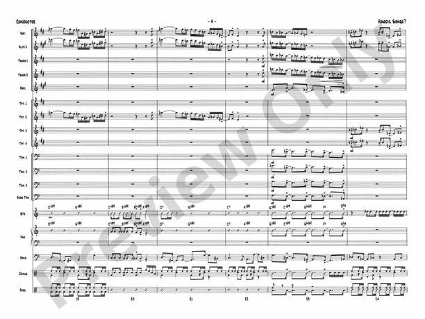 Howdiz Songo? - Jazz Ensemble Conductor Score & Parts(Digital Download)