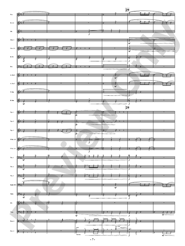 To Sail Uncharted Waters - Concert Band Conductor Score & Parts(Digital Download)