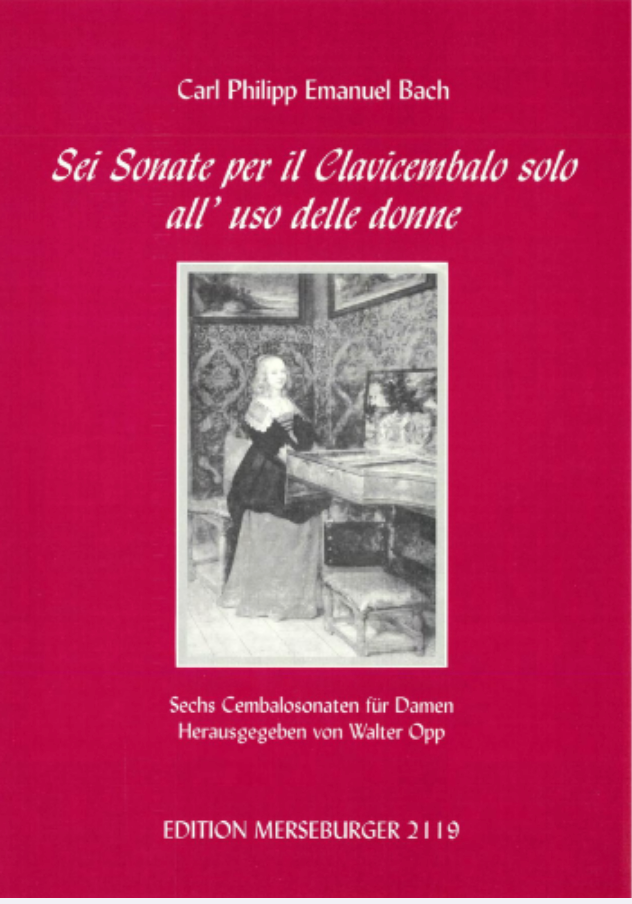 Bach CPE - 6 Keyboard Sonatas Wq54 - Piano Edition Merseburger ED2119