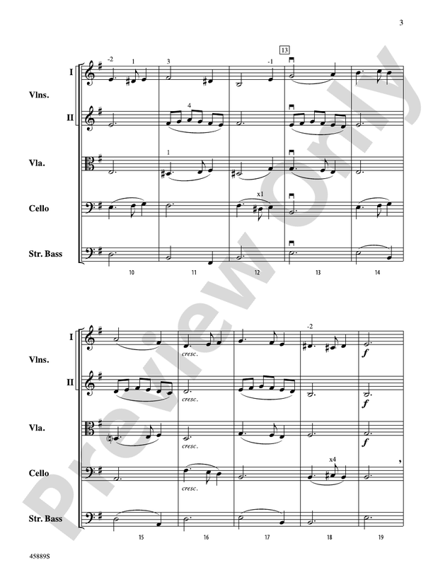 A Child for Three Kings - String Orchestra Conductor Score & Parts (Digital Download)
