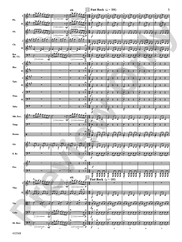 Christmas Eve/Sarajevo 12/24 – Full Orchestra Conductor Score & Parts (Digital Download)