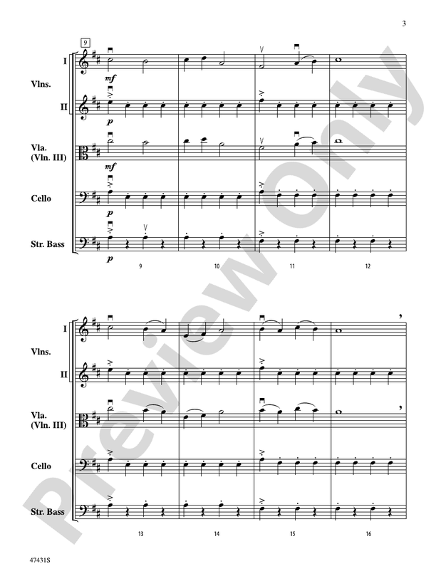 Sunchasers - String Orchestra Conductor Score & Parts (Digital Download)