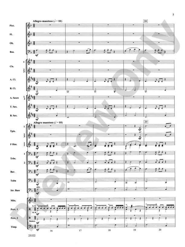 Cheyenne Canon - Concert Band Conductor Score & Parts (Digital Download)